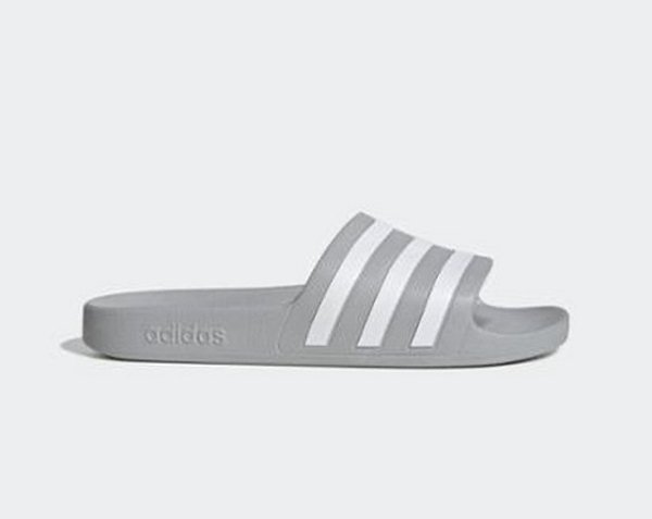 Slide adidas Adilette Aqua - Cinza