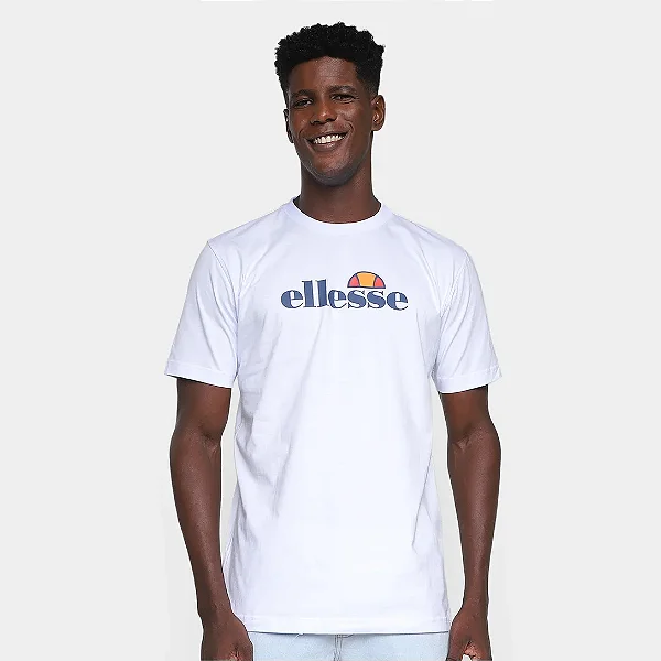 Camiseta Ellesse Box Logo - Branco