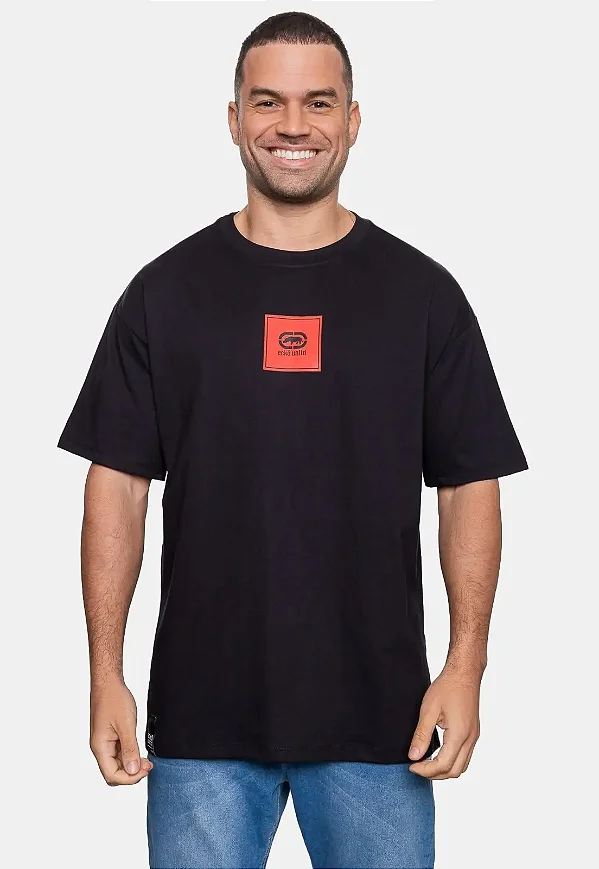 Camiseta Ecko Basic Oversized - Preto