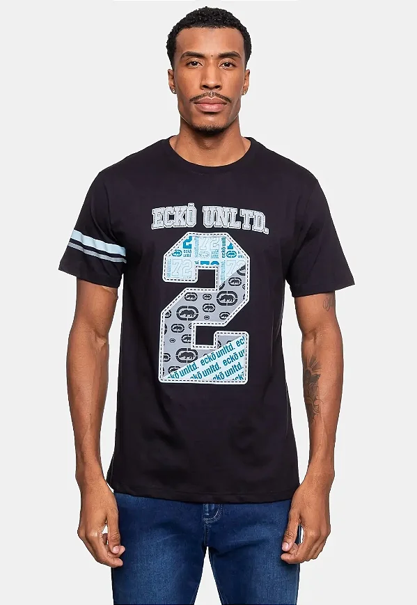 Camiseta Ecko Ecollege - Preta