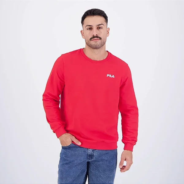 Moletom FILA Basic Confort - Vermelho