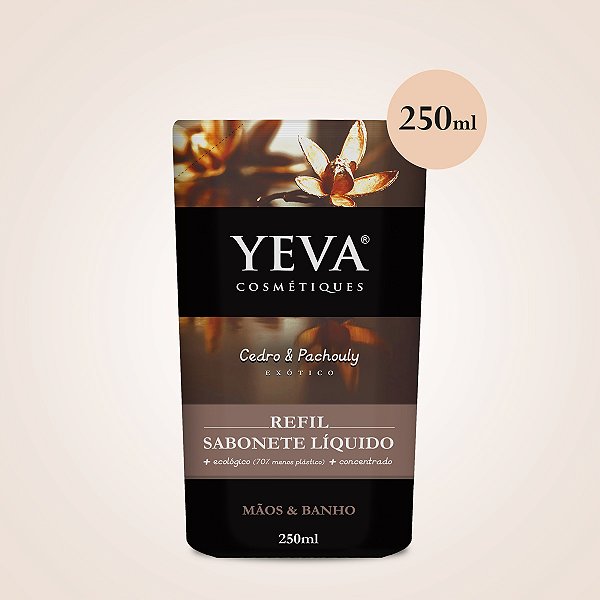 Refil Sabonete Líquido YEVA Exótico | Cedro & Pachouly - 250ml