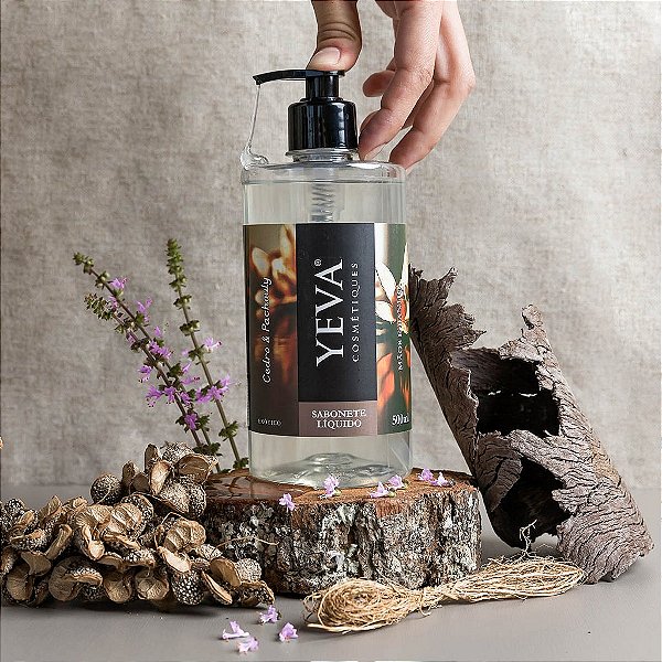 Sabonete Líquido YEVA Exótico | Cedro & Pachouly - 500ml