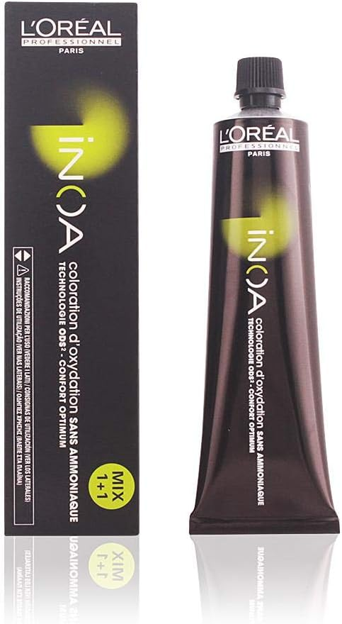 LOREAL COLORAÇÃO  INOA 6,1 - LOURO ESCURO ACINZENTADO 60 gr