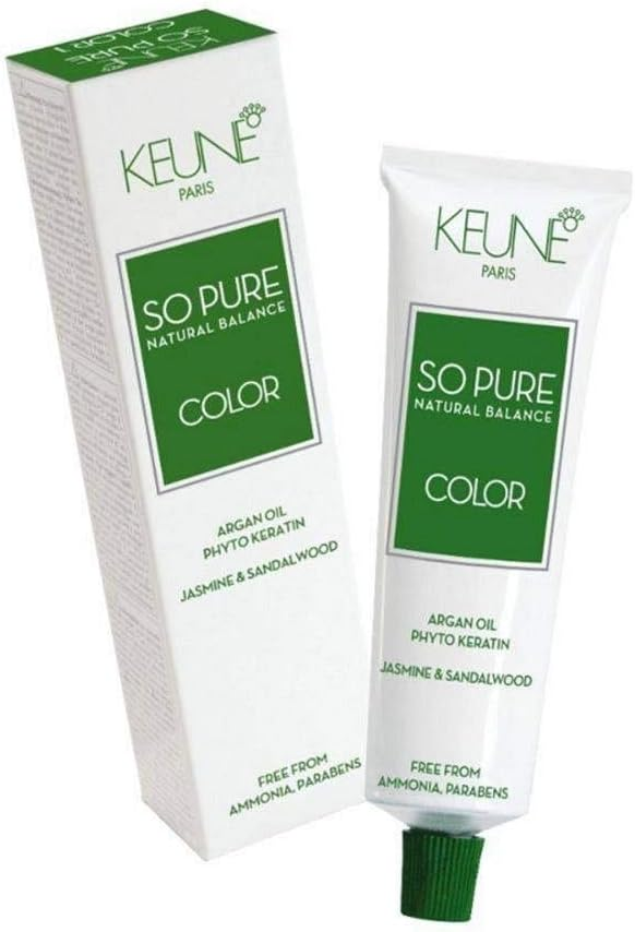 KEUNE SO PURE  60 ml - COR 6.3 - LOURO ESCURO DOURADO