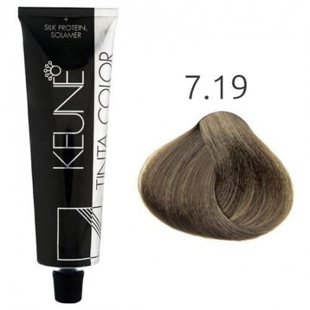 KEUNE TINTA COLOR 7.19 LOURO MÉDIO OPACO - COLORAÇÃO 60ML