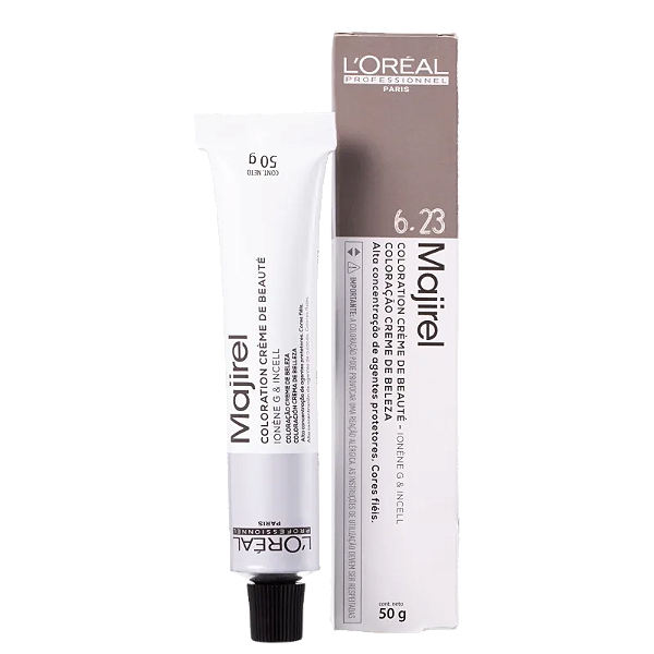 L'ORÉAL PROFESSIONNEL MAJIREL 6.23 -  LOURO ESCURO  IRISADO DOURADO  50G