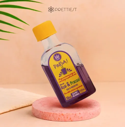 LOLA PINGA! ÓLEO PRÉ E PÓS QUÍMICA ÓLEO DE AÇAÍ E PRACAXI 50ML
