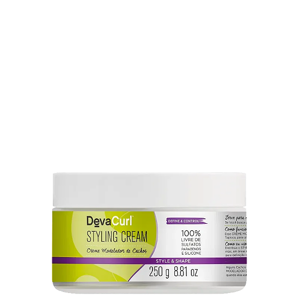 DEVA CURL STYLING CREAM CREME MODELADOR DE CACHOS 250g