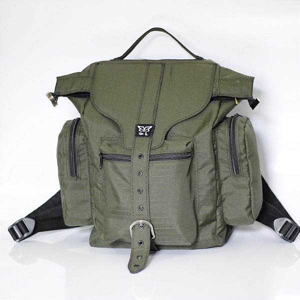 Mochila Voadora - Verde Militar em Ripstop