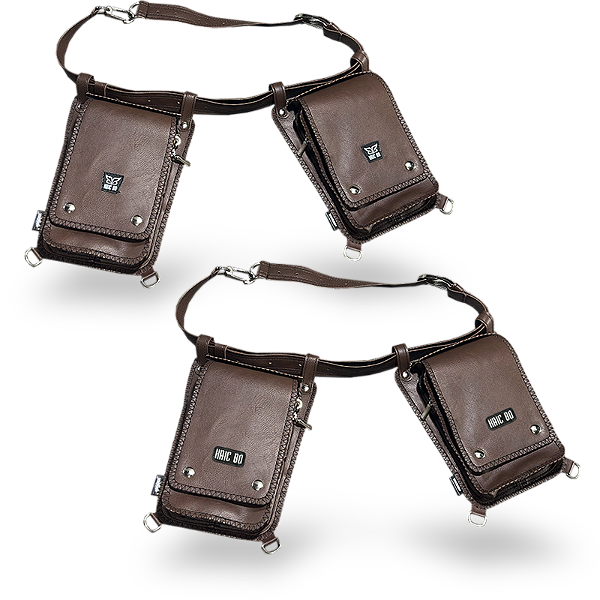 RAVEBO lll - KIMUDA - dupla - MATERIAL PREMIUN (vegan) marrom