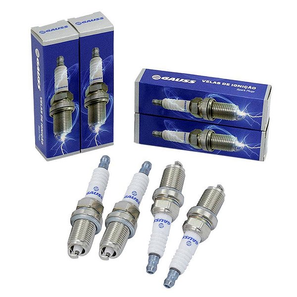 Kit Jogo 4 Velas Fiat Siena 1.0 8v / mpi desde 96 Álcool