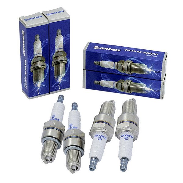 Kit Jogo 4 Velas Chevrolet Opala 4Cil. - ign. conv. Álcool