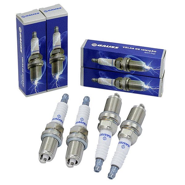 Kit Jogo 4 Velas Fiat Doblò 1.6 16v/ mpi desde 2001 Gasolina