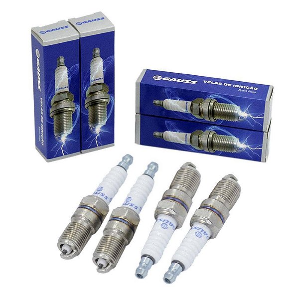 Kit Jogo 4 Velas Ford Fiesta 1.0 / Endura Gasolina Gauss