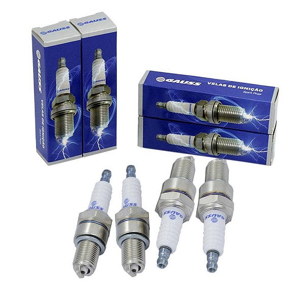 Kit Jogo 4 Velas Chevrolet Onix 1.4 8v / SPE desde 2012 Flex