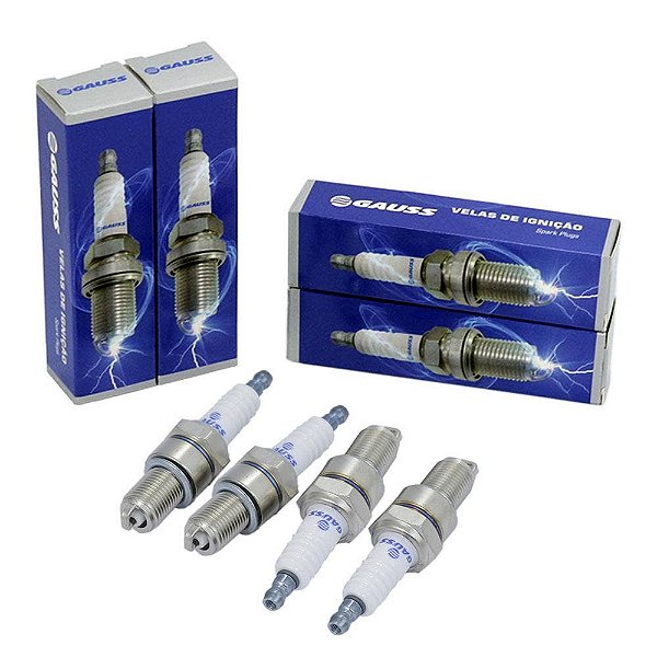 Kit Jogo 4 Velas Fiat Elba 1.6 8v/ MPI - Injeção 94 Gasolina