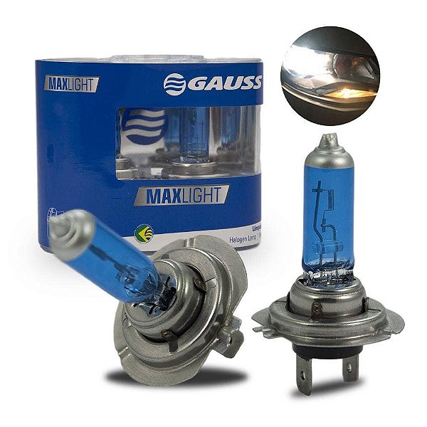 Lâmpada Super Branca Farol Baixo Novo Gol G7 2017-2020 H7