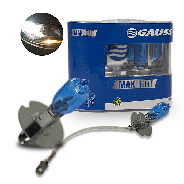 Lâmpada Super Branca Farol Milha Gol Bola G2 GTI 1996/2000