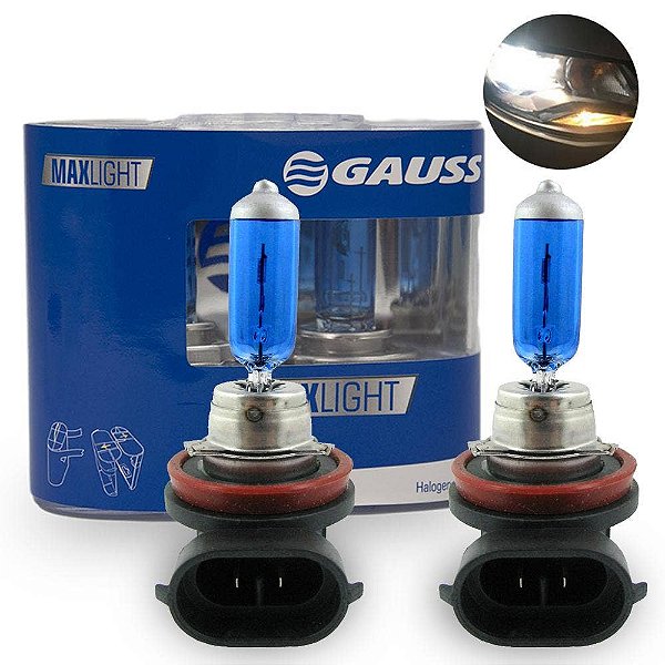 Lâmpadas Super Branca Farol Milha Hyundai Azera 2012/2017 H8