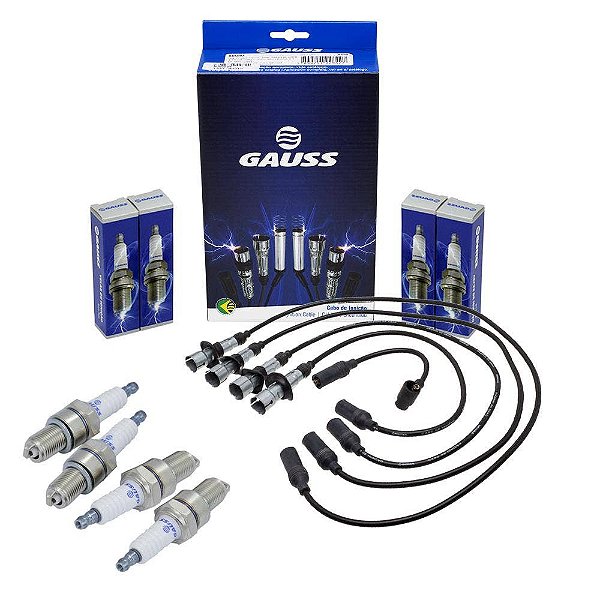 Kit Cabo Vela Fusca 1.6 catalisador rosca Alcool 08/93-06/96