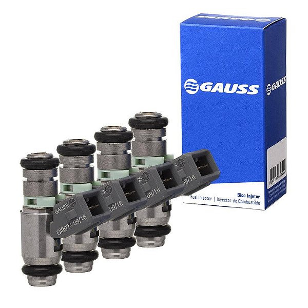 Kit 4 Bico Injetor Saveiro 1997 a 2019 1.6 Alcool Gauss