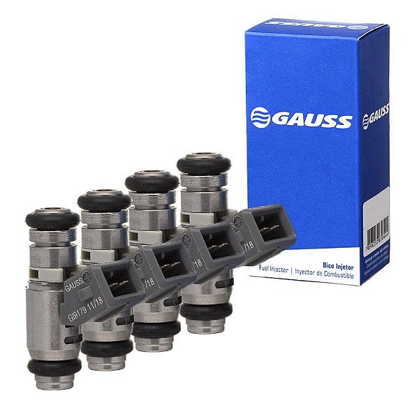 Kit 4 Bico Injetor Clio G2 2004 a 2019 1.6 16V Flex Gauss