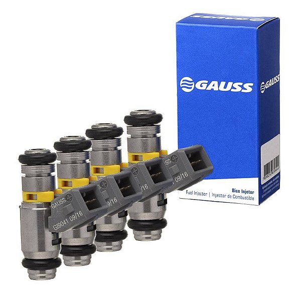 Kit 4 Bico Injetor Gol 1997 a 2000 1.0 16V Gasolina Gauss