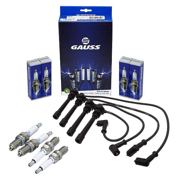 Kit Cabo Vela Fiat Siena 1.0 16v/Fire Gasolina Desde 2000