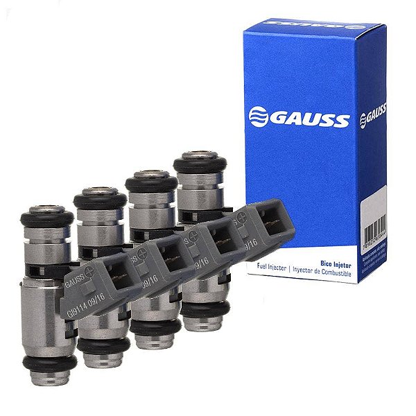 Kit 4 Bico Injetor Gol 2000 a 2019 1.8 8v Gasolina Gauss