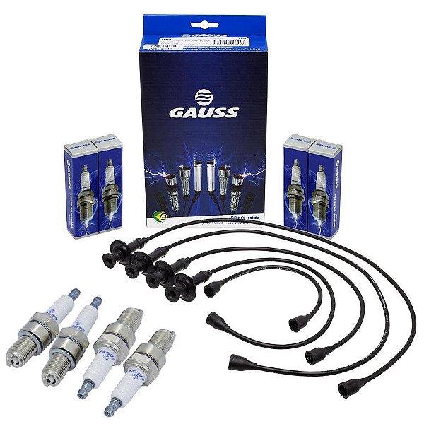 Kit Cabo Vela Kombi 1.6 sem catalisador rosca long Gasolina