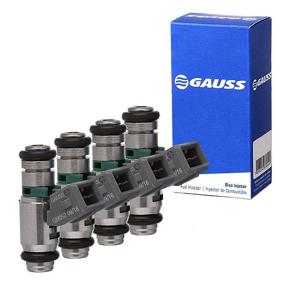 Kit 4 Bico Injetor Uno Mille 2008 a 2019 1.0 8v Flex Gauss