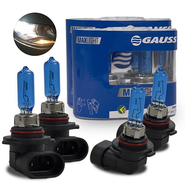 Lâmpadas Super Branca Farol Baixo-Alto Compass 2008-2016