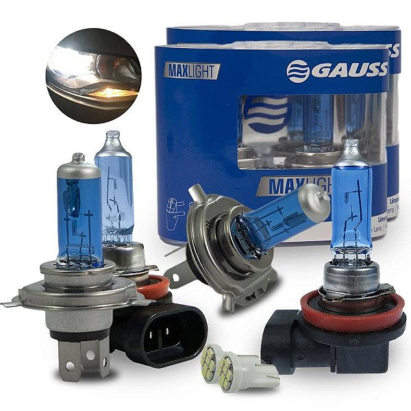 Kit Lâmpadas Super Branca Toyota Etios Farol e Milha