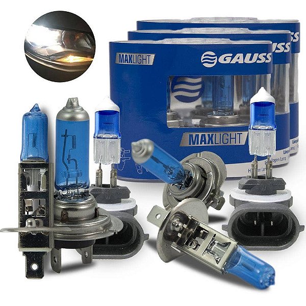 Kit Lâmpada Super Branca Hyundai i30 2009-2013 Farol e Milha
