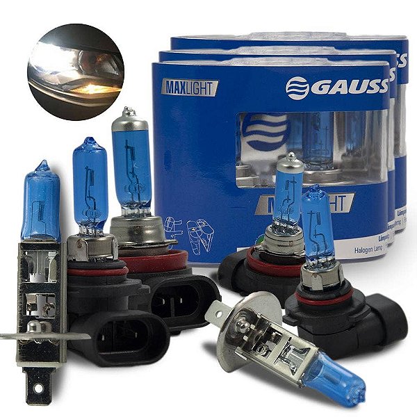 Kit Lâmpadas Super Branca Honda CR-V 2008-2017 Farol e Milha