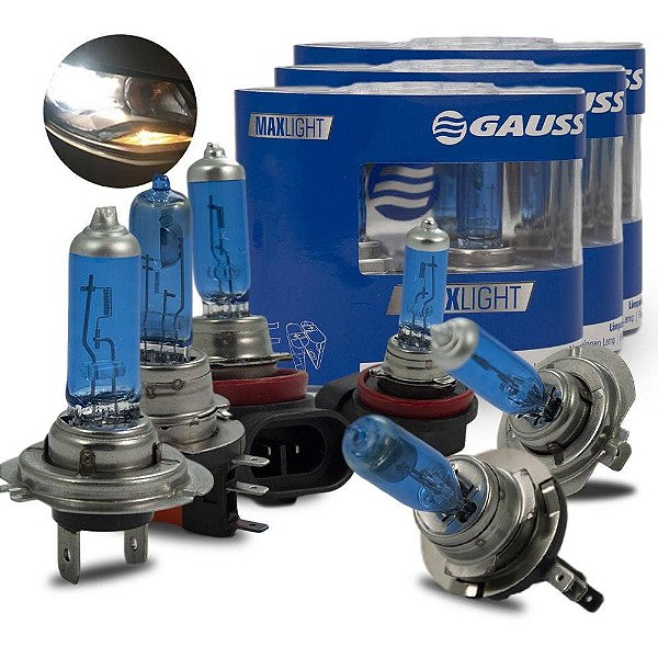 Kit Lâmpada Super Branca Cruze LT 2017-2020 Farol e Milha