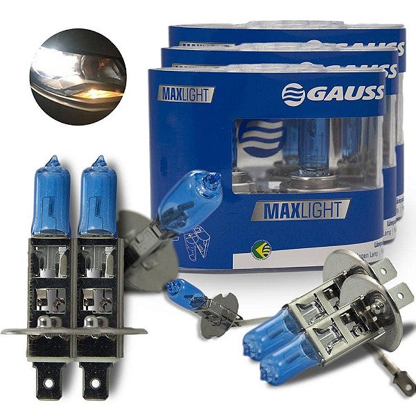 Kit Lâmpadas Super Branca Lifan 620 2009-2013 Farol e Milha