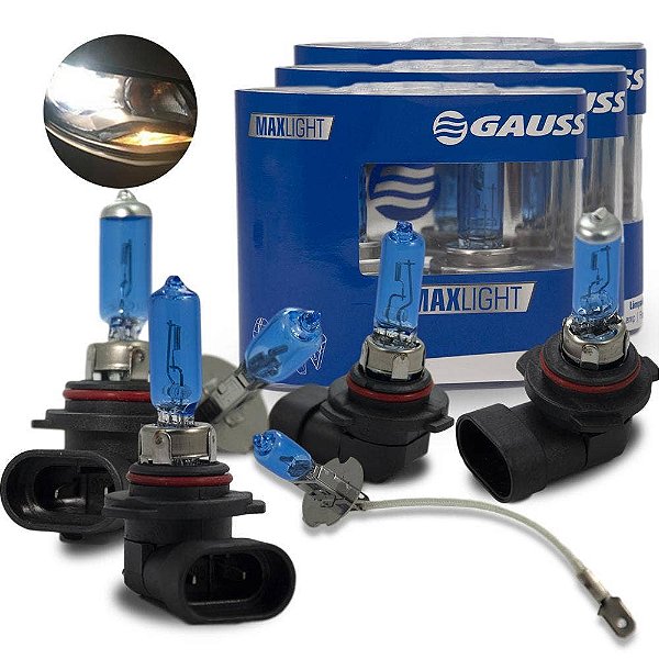 Kit Lâmpadas Super Branca Toyota Fielder Farol e Milha