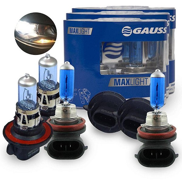 Kit Lâmpada Super Branca XTerra 2000-2008 Farol e Milha
