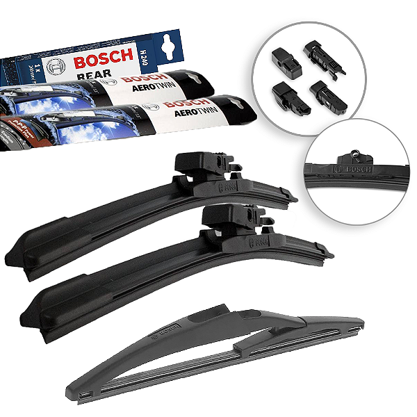 Kit Palhetas Dianteiras e Traseira Fiat Uno 2015 até 2020
