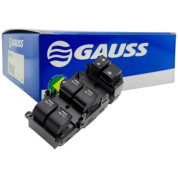 Interruptor Vidro E Trava 4 Portas Gauss Para Honda Hr-V 1.8 2015-2023