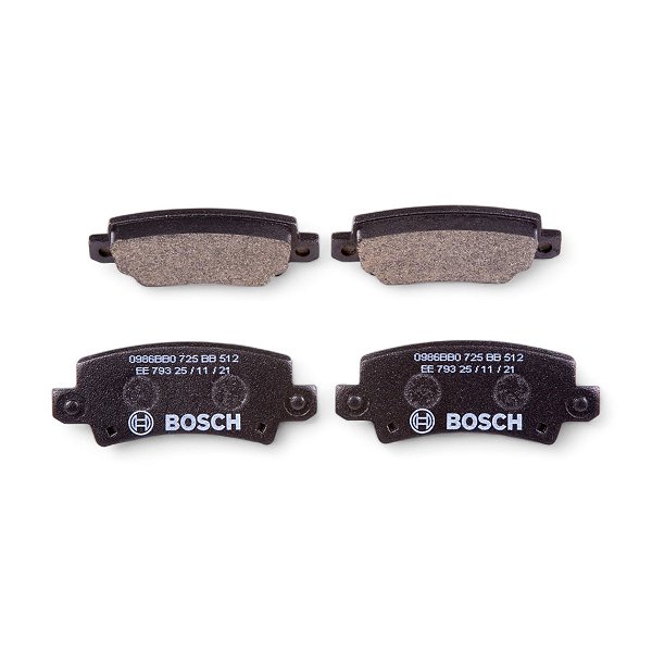 Pastilha Organica Traseiro Bosch Corolla Fielder 1.8 2004-2008
