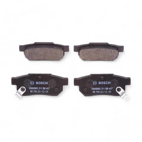 Pastilha Organica Traseiro Bosch Para Honda Civic Lx 1.5 1993-1995