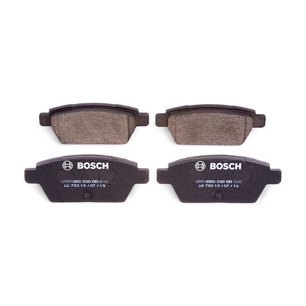Pastilha Organica Traseiro Bosch Para Ford Fusion 2.5 2009-2025