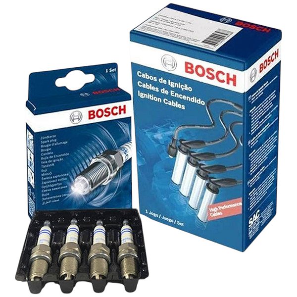 Kit Cabo E Vela Sandero 1.0 16v D4d 2011 2012 Flex Bosch