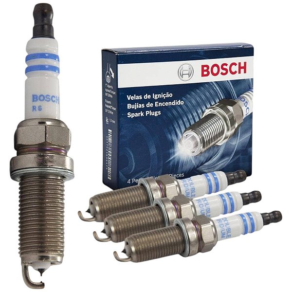 Kit Jogo 4 Velas Civic 2.0 16vone R20a2 2013 2014 Flex Bosch