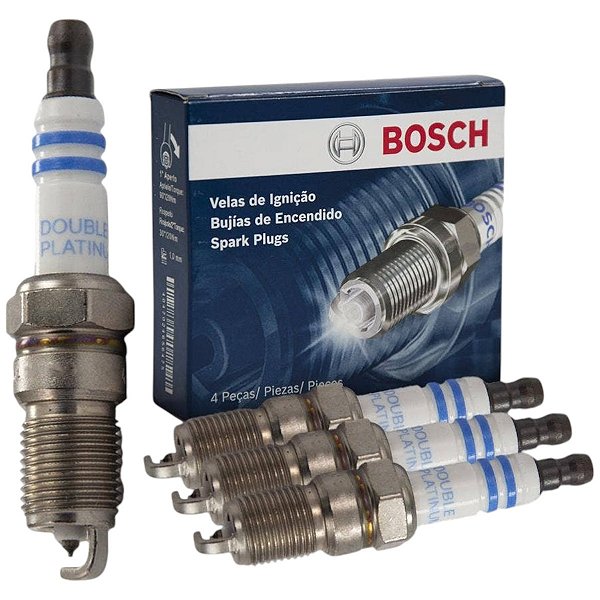 Kit Jogo 4 Velas Polo 1.8 20v 2008 2009 Gasolina Bosch