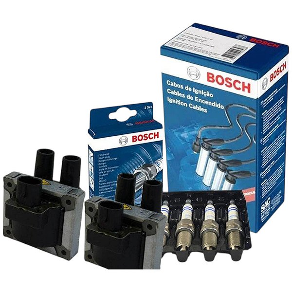 Kit Vela Cabo Bobina Palio G1 1.6 8v Sevel 97 Gaso Bosch