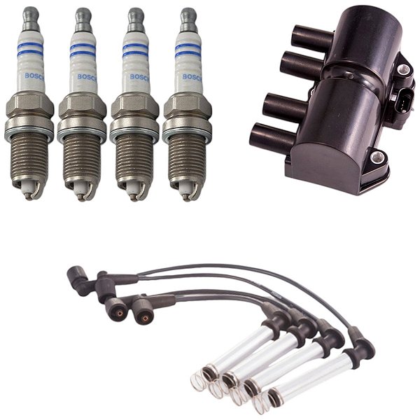 Kit Vela Cabo Bobina Corsa 1.0 8v Sohc Mpfi 01 Alc Bosch